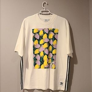 Oversized Adidas Flower Shirt